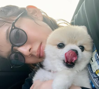佐藤栞里と愛犬