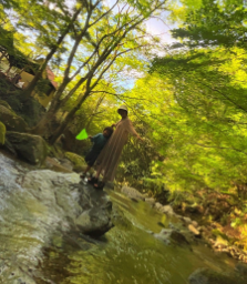 河内大和の妻と子供